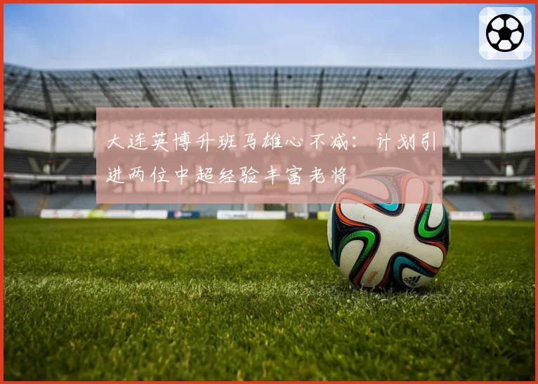 大连英博升班马雄心不减：计划引进两位中超经验丰富老将